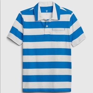 Gap Kids 100% Organic Cotton Stripe Polo Shirt